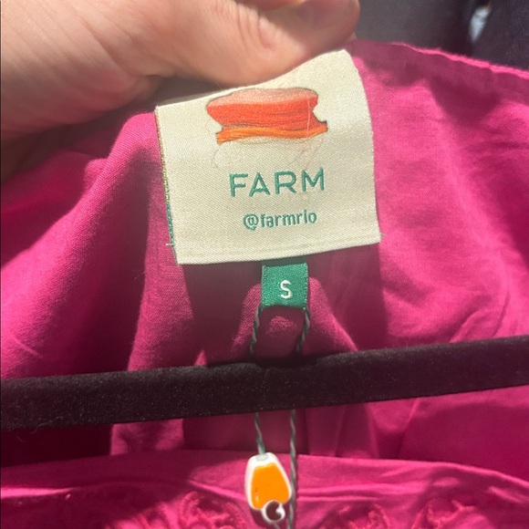 FARM Rio Fuchsia Embroidered Blouse - Picture 3 of 7